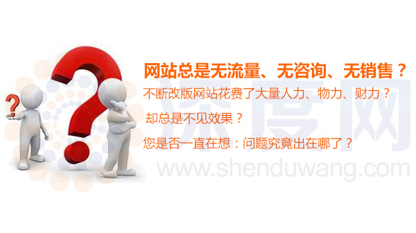 為什么您的營銷型網(wǎng)站無流量、無咨詢、無銷售
